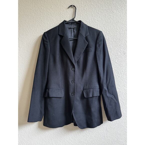 Sisley Black Wool Blazer Women’s Size 40 Made In‎ Italy Medium - Picture 6 of 7